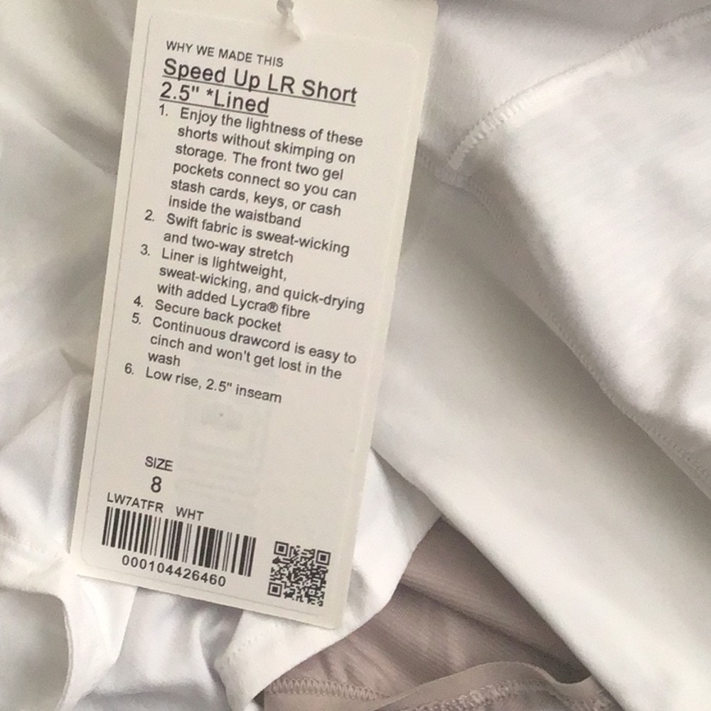 Speed Up Short 2.5” *lined, NWT - Picture 4 of 4